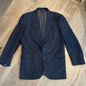 FIORAVANTE navy wool sport coat, size 46 L